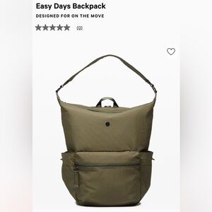 Lululemon “Easy Days” Backpack
